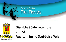 Teatre a càrrec de Pla i Revés Teatre a càrrec de Pla i Revés